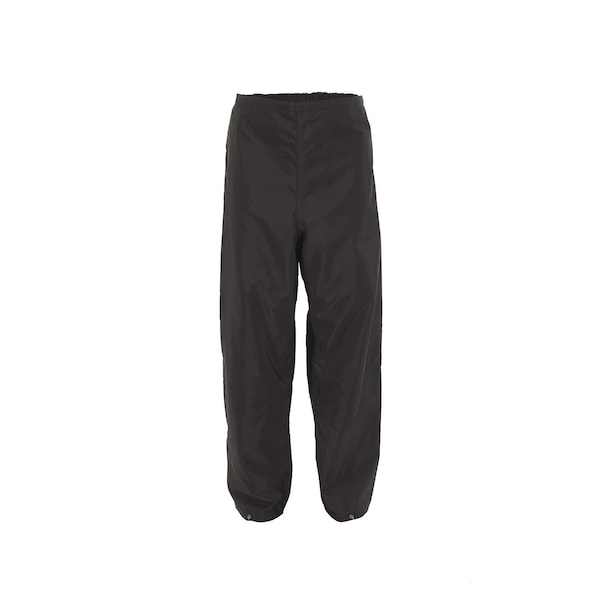 Neese Rain Pants, Nylon with Polyester Coating, Elastic Closure, Black, Size XS UN523-16-1-BLK-XS - main